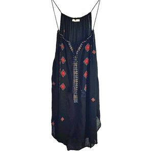 Love Sam + Free People Embroidered Swing Dress